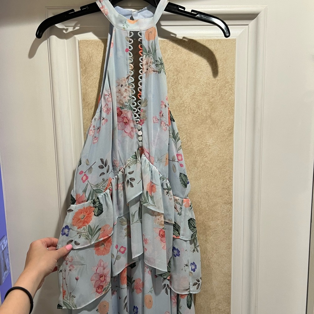 - Express floral mini dress